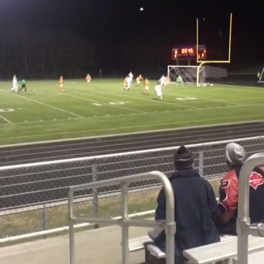 HS Soccer Player Scores Crazy Front-Flipping Throw-In From 30 Yards Out