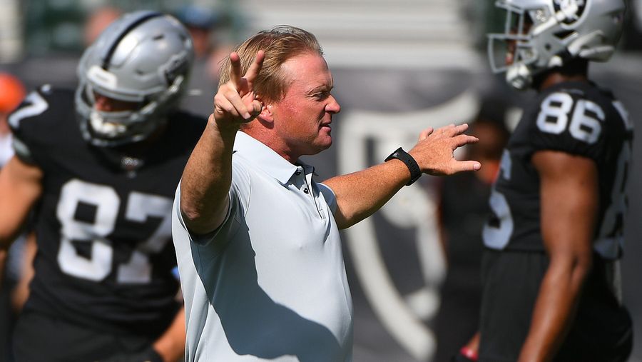 Jon Gruden Is On Antonio Brown's Side, For Now