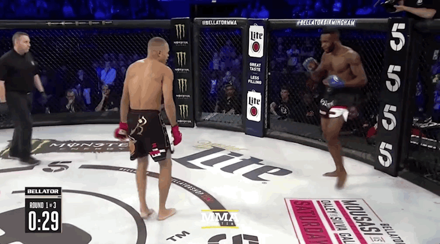 Raymond Daniels Knocks Out Wilkes Barros With Spinning 720 Punch