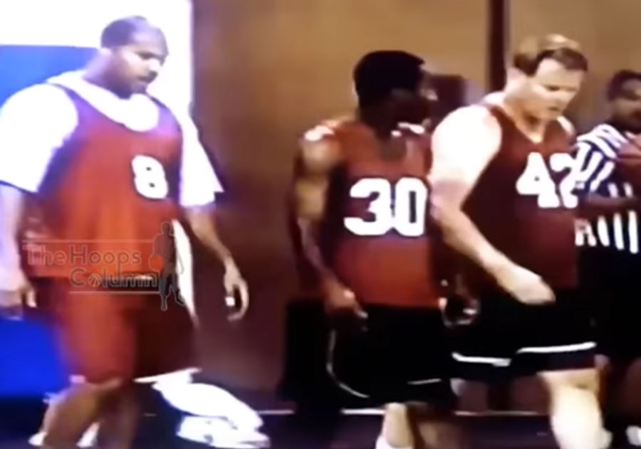 Here&#39;s Some Satisfying Video Of LaVar Ball Playing Basketball Badly