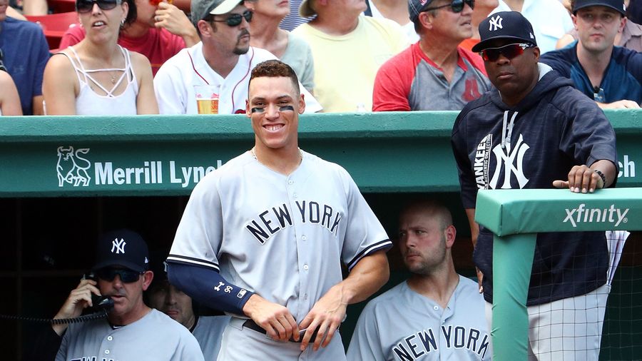 Aaron Judge Can Do Some Big Honking Throws, Too