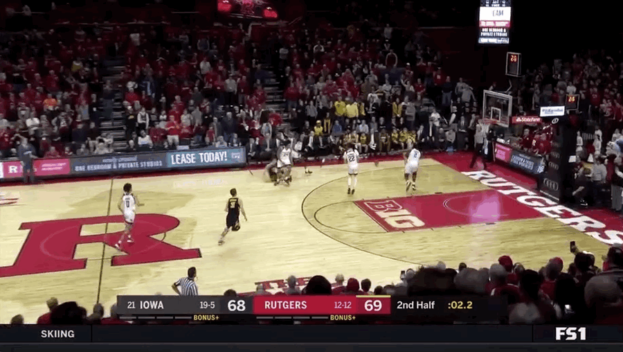 Backboard's Kiss Of Death Helps Iowa Defeat Rutgers On A Buzzer-Beater