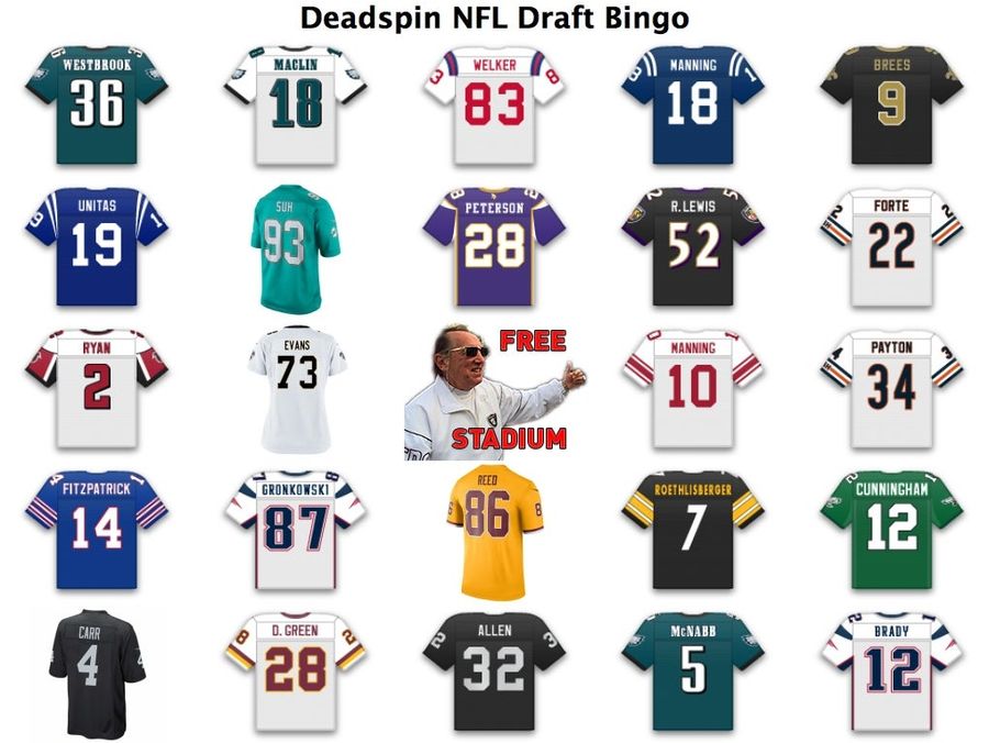 We Have An NFL Draft Jersey Bingo Winner