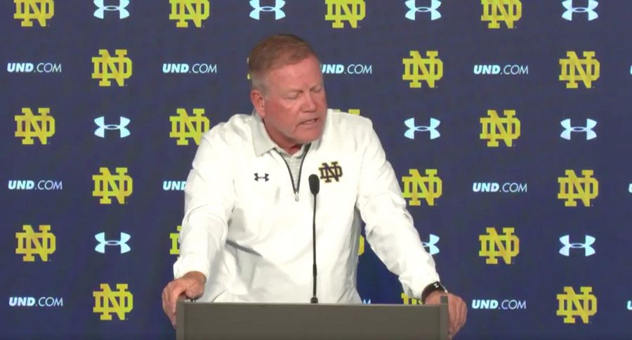 Brian Kelly Can't Resist An Opportunity To Be Passive-Aggressive