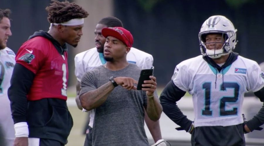 Steve Smith Had Some Rude Fantasy Football Questions For Panthers Receiver D.J. Moore