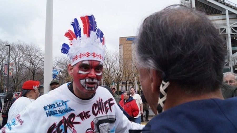Indians Fan On His Redface: &quot;It&#39;s Cleveland Pride&quot;