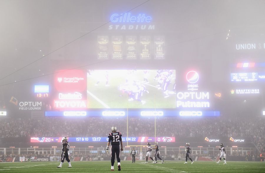 The Fog Made Falcons-Patriots Look Like No Other Football Game