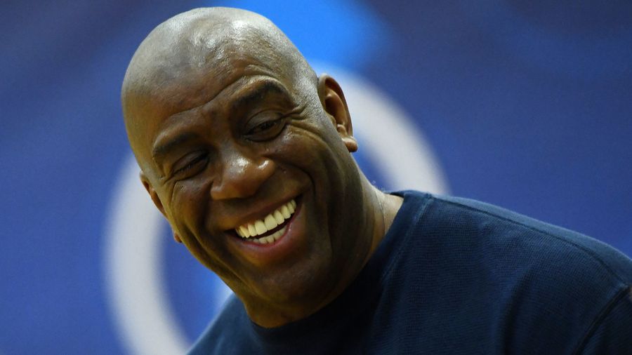 It Appears That My Mom Attended Magic Johnson's Birthday Party