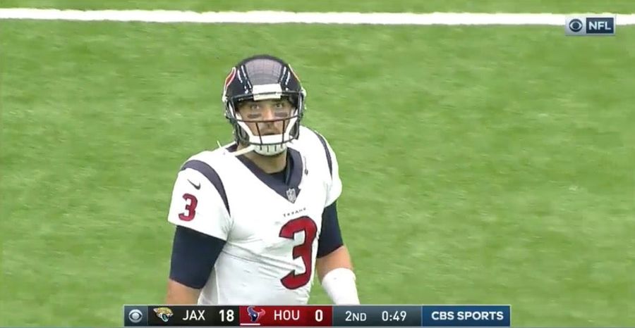 Bad Quarterback Performance Of The Week: Tom Savage Gets The Hell Out Of Here