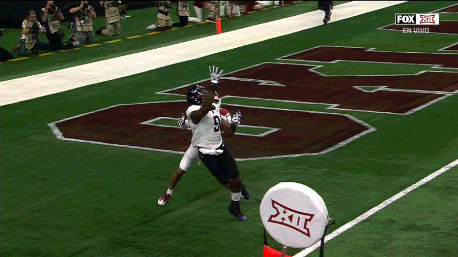 TCU's John Diarse Lays Out For Spectacular One-Handed Touchdown Grab