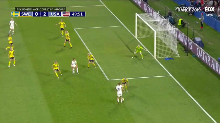 Tobin Heath Declares War On Sweden, Wins