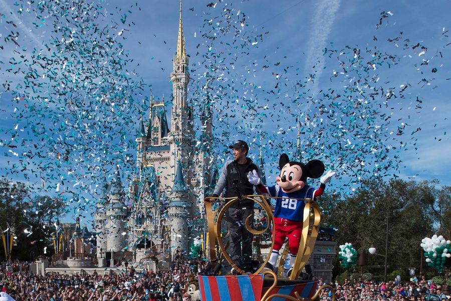 The first player to say “I’m going to Disney World” after winning the Super Bowl wasn’t the only one paid to do so that day
