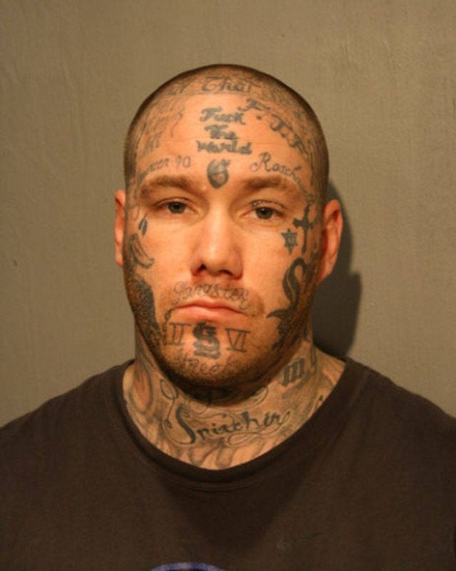 Alleged Murderer Has Cardinals And White Sox Logos Among His Face Tats