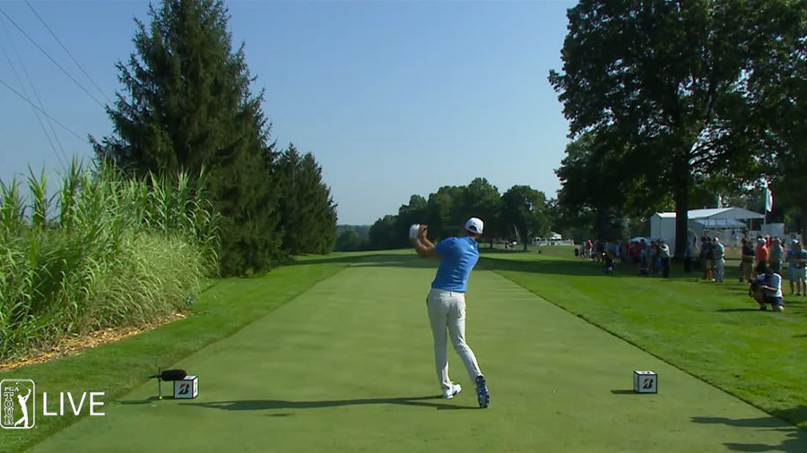 Dustin Johnson Cranks A Majestic 439-Yard Golf Dinger