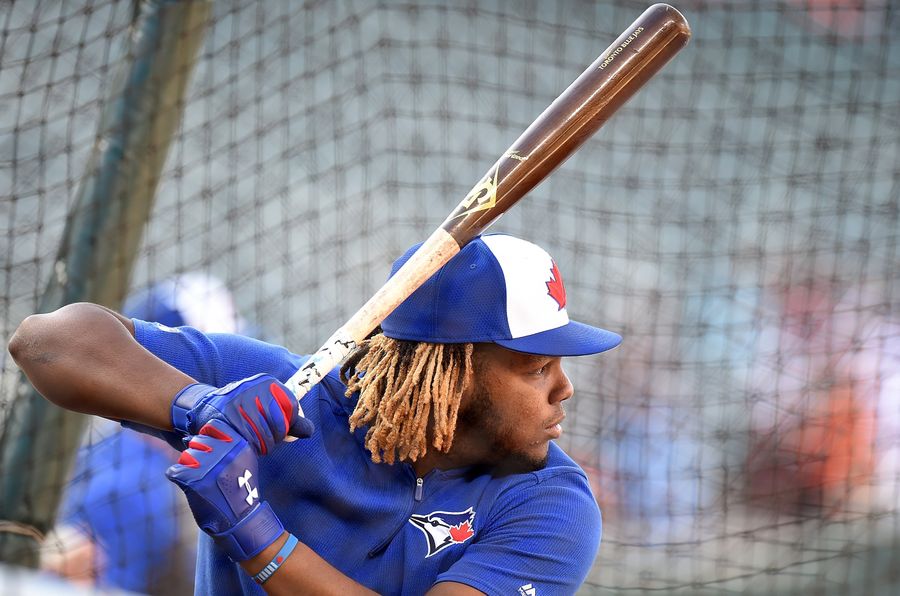 Here's Vlad Guerrero Jr. Practicing For The Home Run Derby, Because What Else Could You Possibly Need?