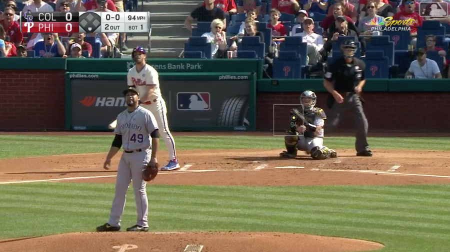 Bryce Harper Mashed A Tater Over The Damn Batter's Eye