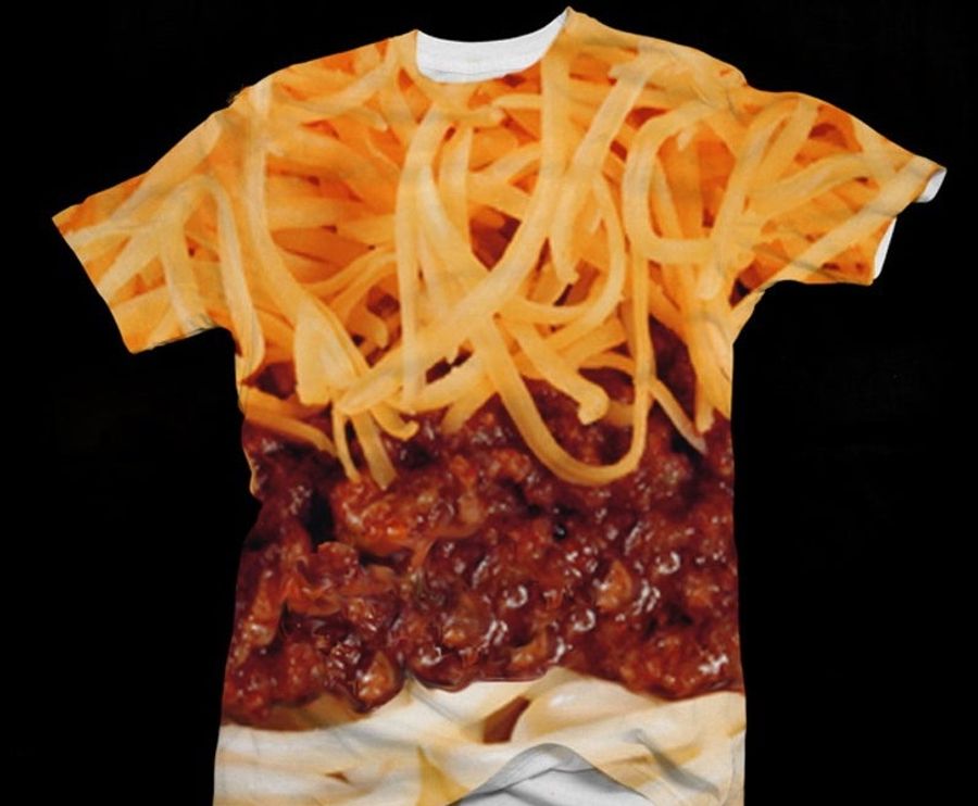 Who Wants To Wear This Uglier-Than-Hell Cincinnati Chili T-Shirt?