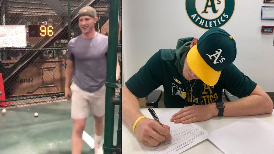 Oakland A's Sign Pitcher After He Throws 96 MPH At A Ballpark Speed Test