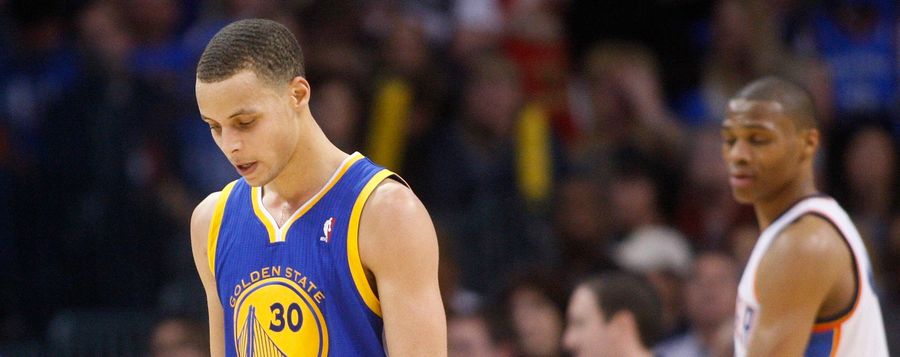 Steph Curry Guaranteed A Victory, And Russell Westbrook Doesn't Seem Too Happy About It
