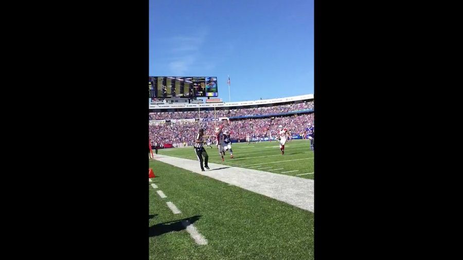 Patrick Peterson Picks Off Tyrod Taylor With One Hand