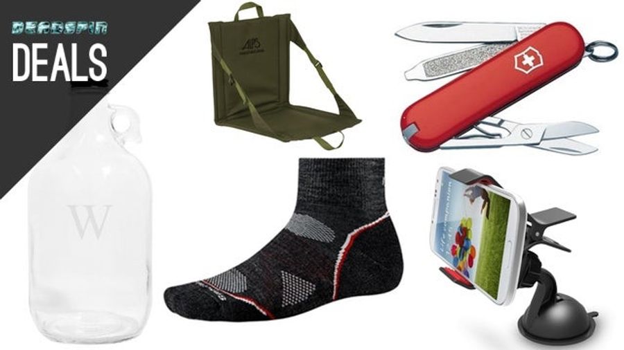 Swiss Army Gear, SmartWool Socks, Criterion Films, Custom Growler