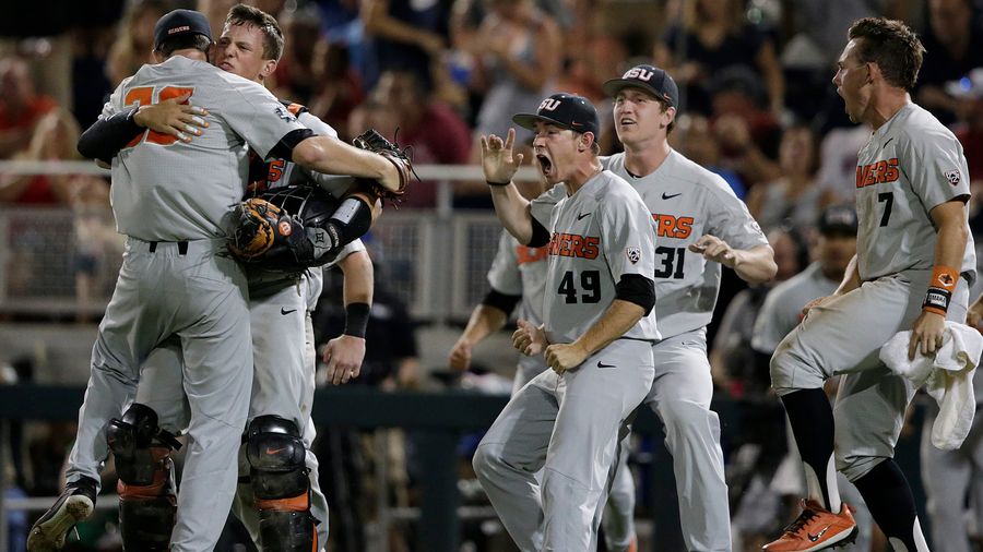 Oregon State Parlays Dropped Pop Fly Into Two-Out Ninth Inning Comeback In College World Series
