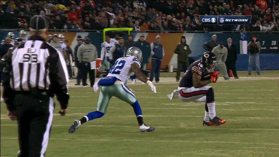 Brandon Marshall Taken To Hospital After Receiving A Knee To The Back
