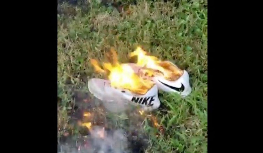 People Are Destroying Their Nike Gear Because Of Colin Kaepernick