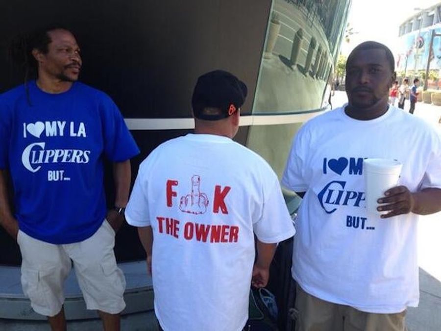 Get Your Anti-Donald Sterling Shirt Outside Staples Center