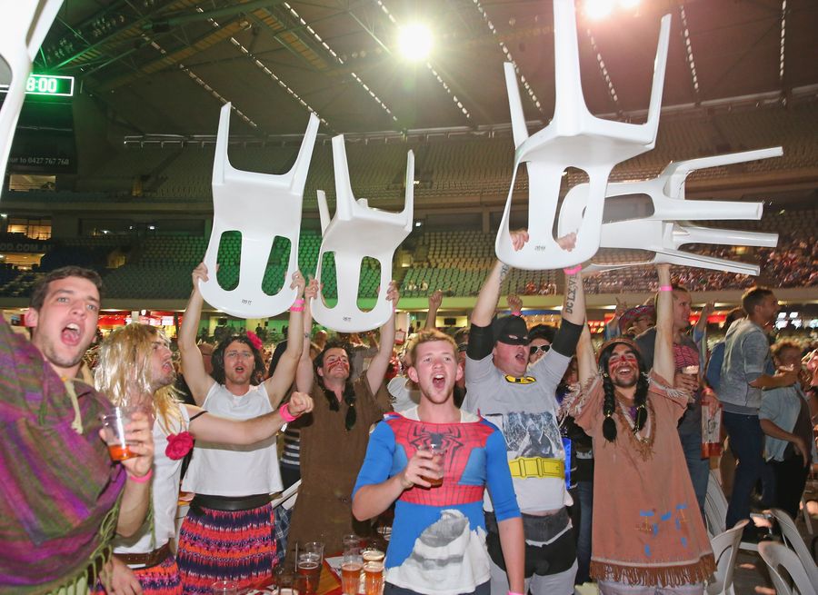 Rioting Costumed Fans Halt Australian Darts Competition