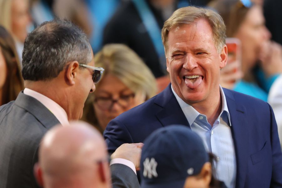 Roger Goodell, Rob Manfred, and Adam Silver are showing themselves during this pandemic