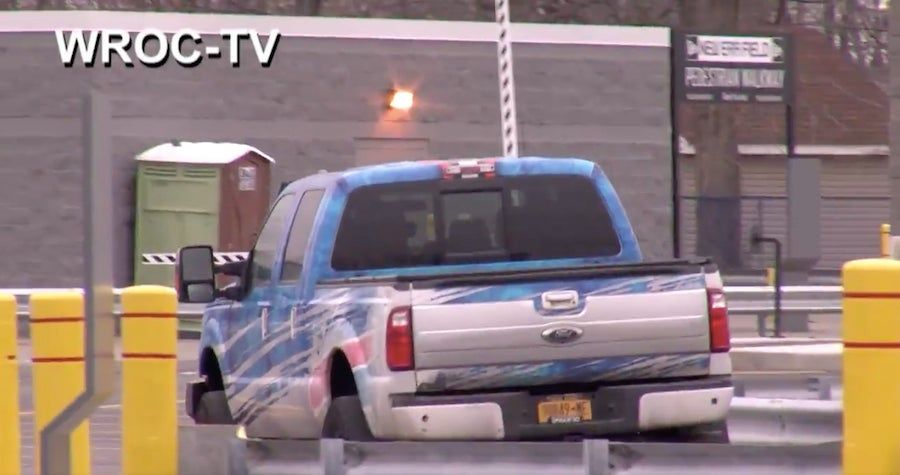 Rex Ryan Drives Away In His Obnoxious Bills Truck