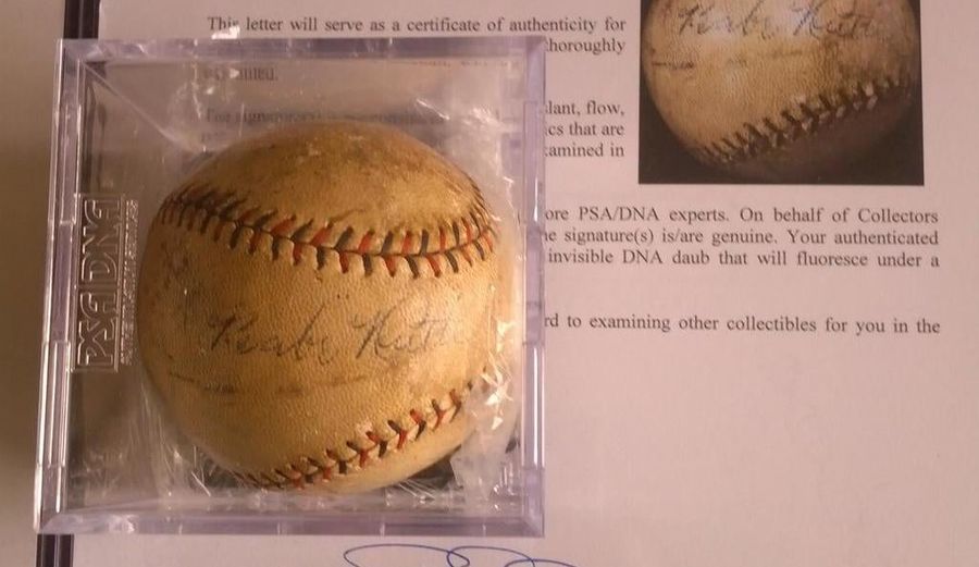 John Lackey Traded A Babe Ruth Autographed Ball For His Uniform Number