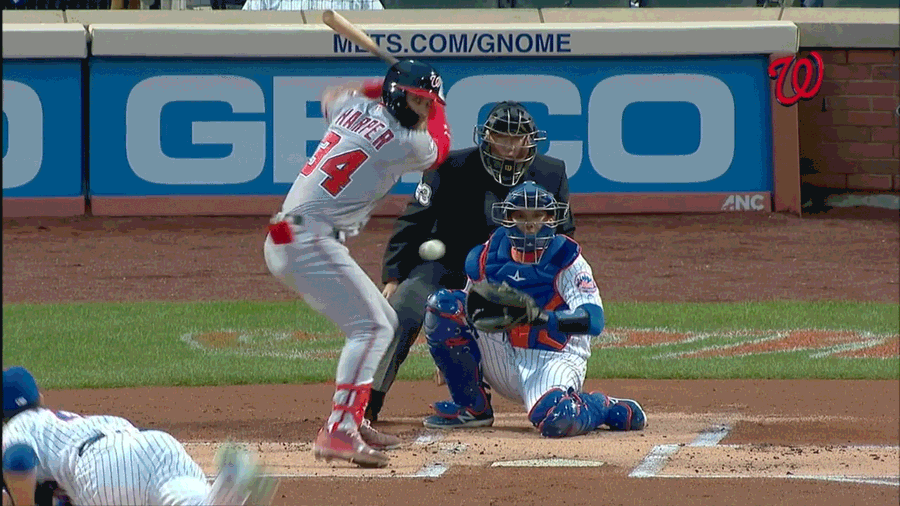 Bryce Harper Delivers Sweet, Sweet Broken-Bat Home Run 