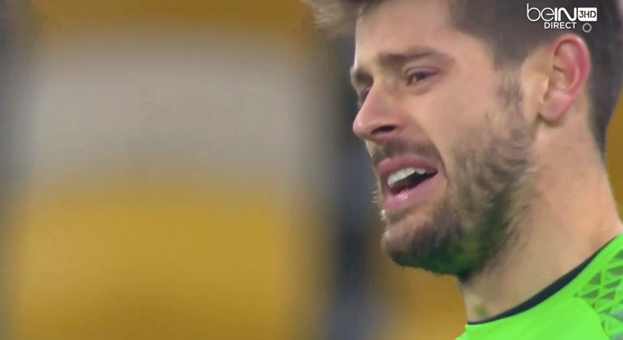 Keeper Gives Up Four Goals In The First Half, Starts Openly Crying