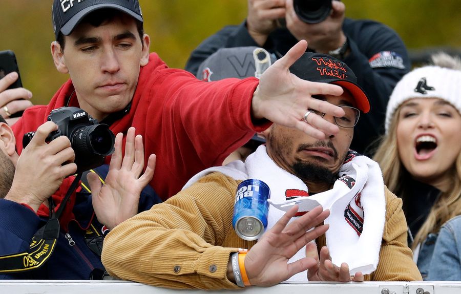 Hail Of Beer Cans At Red Sox Parade Injured One Fan, Got Another Arrested, And Damaged The World Series Trophy