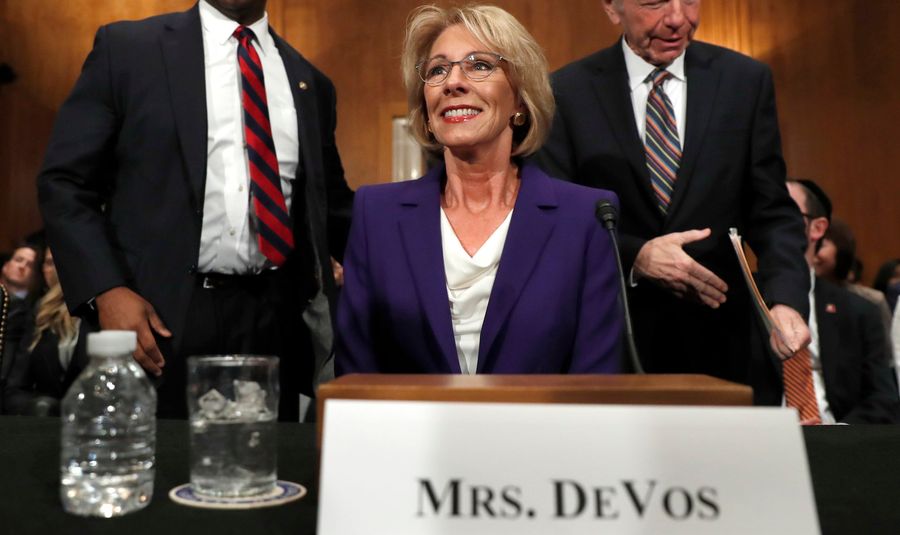 Trump's Education Secretary Pick On Guns In Schools: "What About Grizzly Bears?"