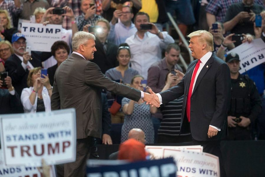 Rex Ryan Introduces Donald Trump, A Man Who Has Also Failed A Lot In New York, At Rally
