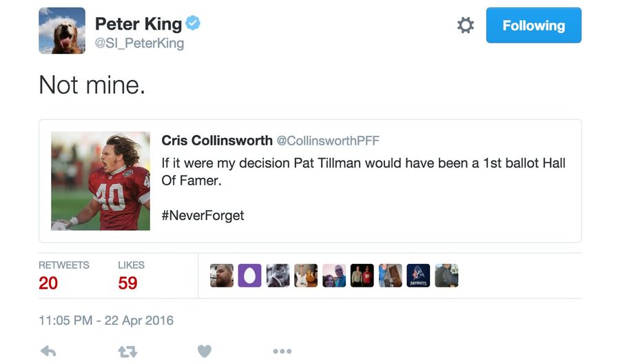 Thank You For Your Input, Peter