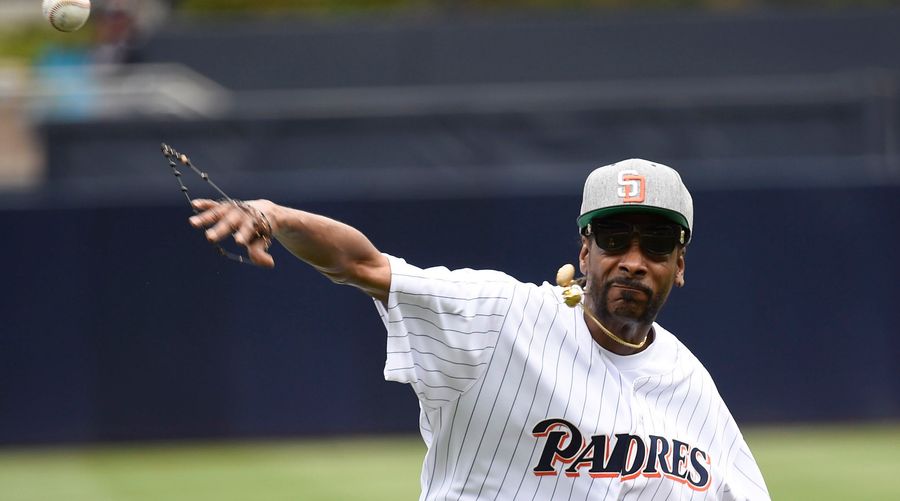 Snoop Dogg's Dreadful First Pitch Almost Took Out Some Bystanders