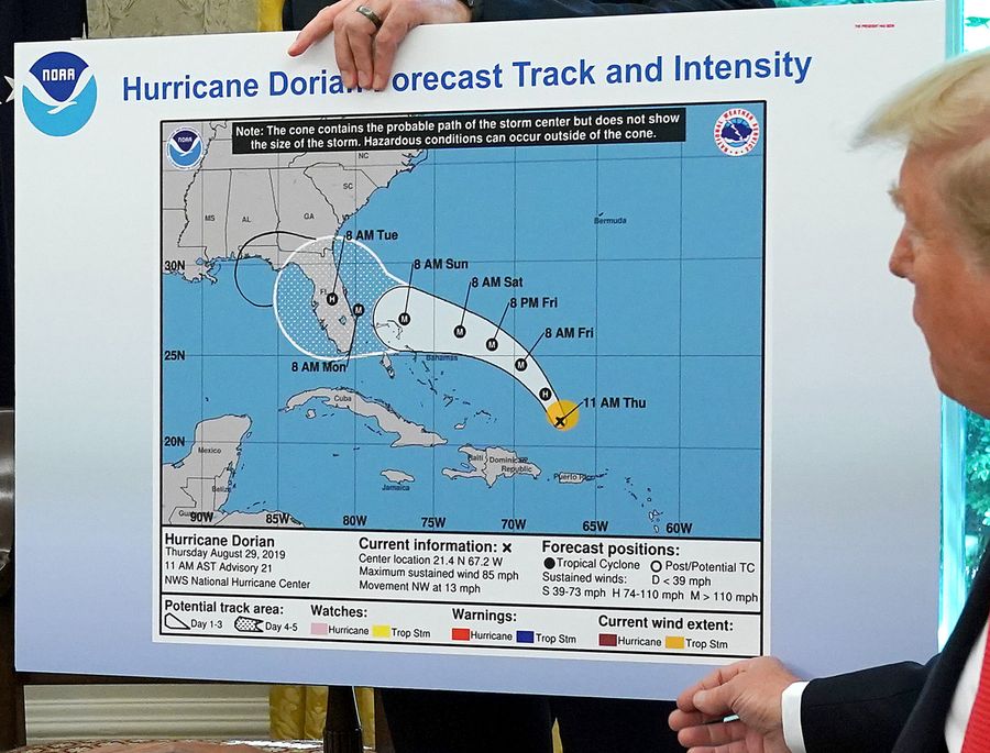 Donald Trump Is Not Going To Let This Hurricane Thing Go