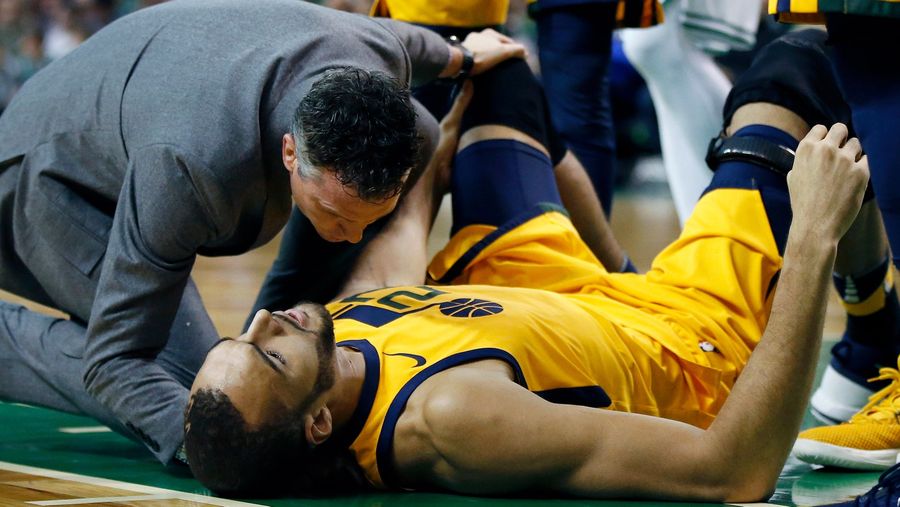 Rudy Gobert Suffers Yet Another Ugly Knee Injury, Will Miss Another Month