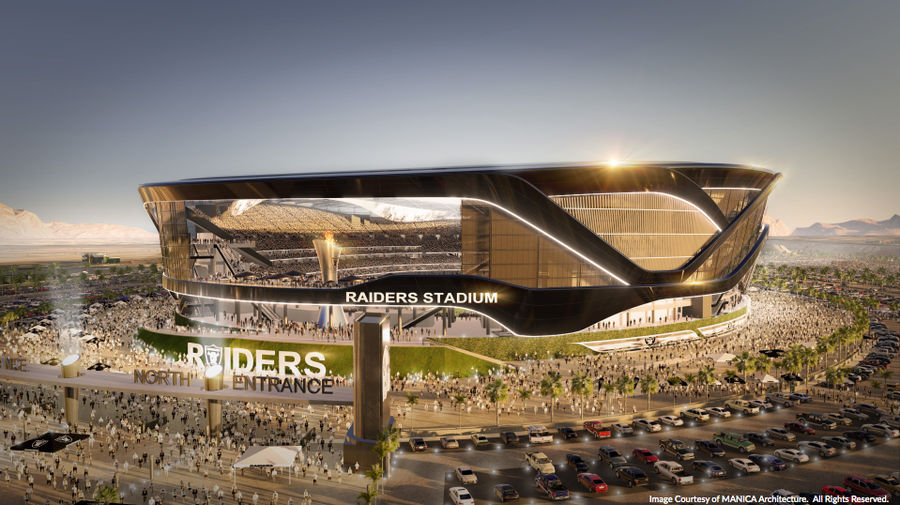Raiders Apply For "Las Vegas Raiders" Trademark, Release Stadium Renderings
