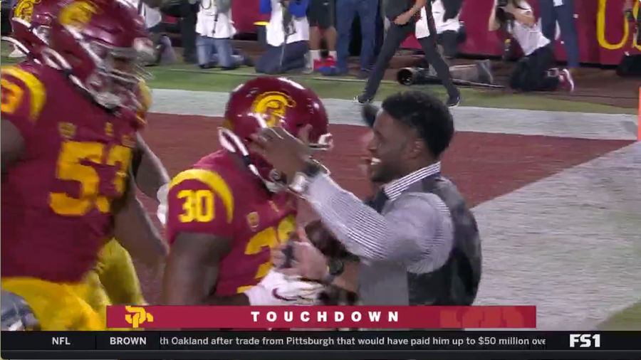 Reggie Bush Returned To The Coliseum And Had A Little Fun