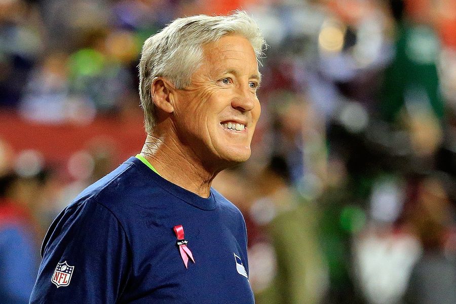 Pete Carroll Bluffs His Way Through Press Conference About Rugby Leaguer