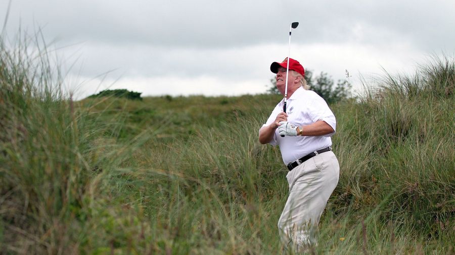 Lindsey Graham Promises That Donald Trump Really Did Shoot A 73, Or Maybe A 74, He Swears