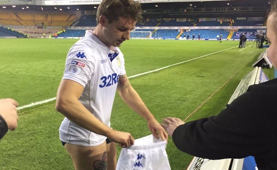 Soccer Player, Not Allowed To Give Away Shirt, Takes Off Shorts To Give Fan Instead