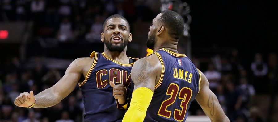 Hmmmmmm. LeBron James And Kyrie Irving Sent Some Cryptic Tweets. Hmmmmmmm.