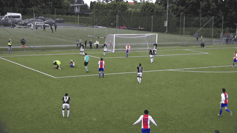 Keeper Absolutely Mortified After Snapping Opponent&#39;s Leg With Horrible Tackle