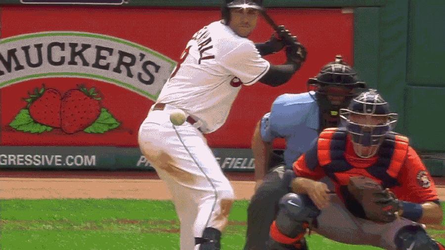Indians Score Two Runs On What Was Definitely A Foul Ball